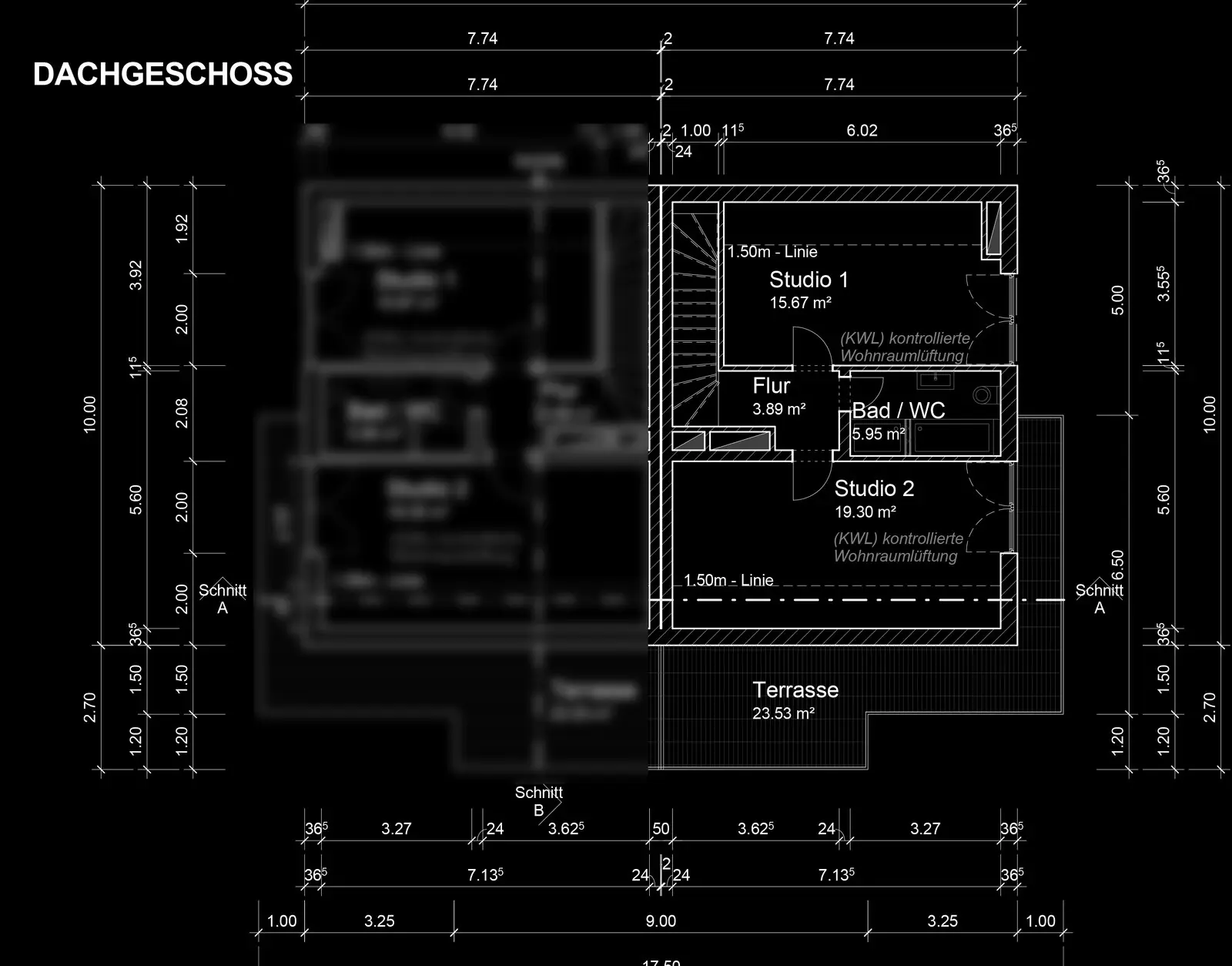 Grundriss Dachgeschoss